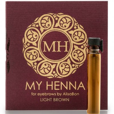 Хна для окрашивания бровей «My Henna» (светло-коричневая) 2 мл 